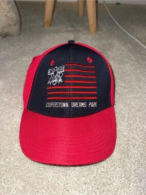 Cooperstown Dreams Park Red & Navy American Flag Baseball Cap